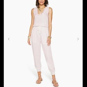 NWT Ramy Brook Ray Jumpsuit in Pale Pink
